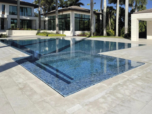 50x50 Aqua Lume Penta Tourmaline Shiny Tiles