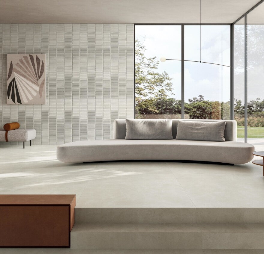 600x600 Argilla Bianco Soft Touch Matt Tiles