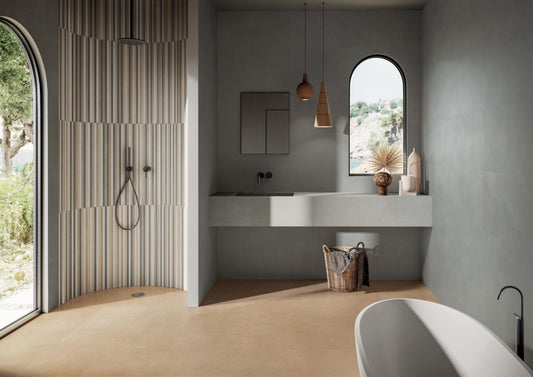 600x600 Argilla Cenere Soft Touch Matt Tiles