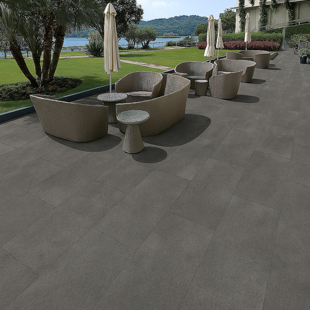 400x800 Dark 20% Cat Paw Honed Bluestone Tiles