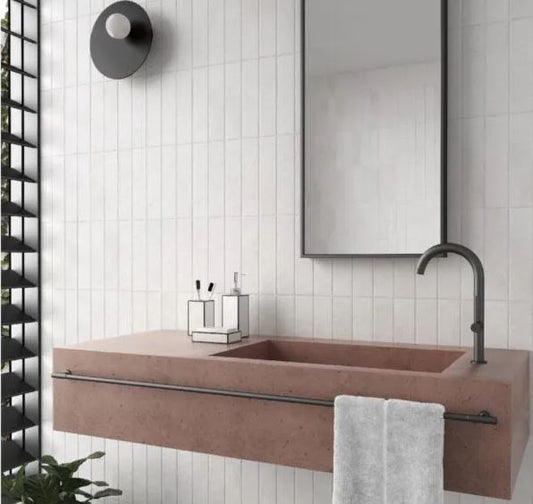 60x246 Barretta Bianco Matt Tiles