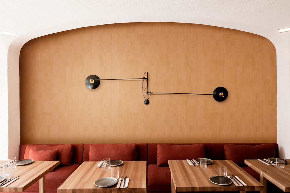 100x100 Confetto Mattone Semi-Matt Tiles by Marazzi