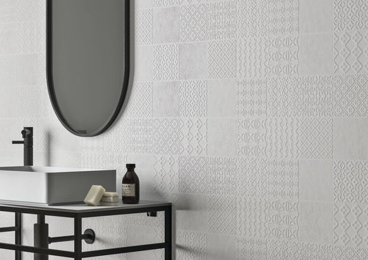 300x900 Everest White Syrma Textured Matt Tiles