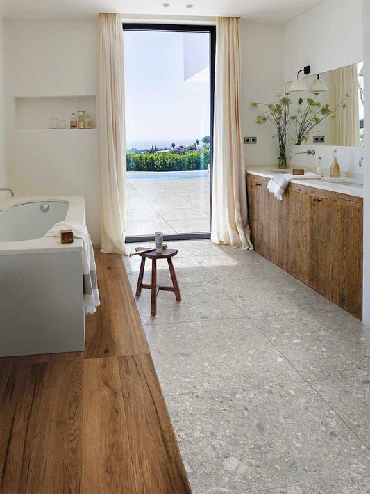 1200x2400x6 Grande Porcelain Slab Stone Look Ceppo Di Grey Natural Matt by Marazzi