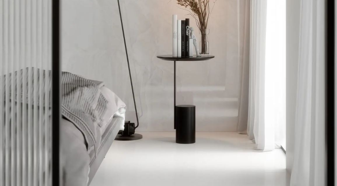 1200x2780x6 Grande Porcelain Slab Marble Look Onice Bianco Lux (Gloss) by Marazzi