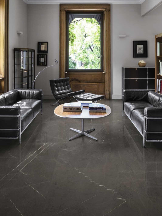 1200x2400x6 Grande Porcelain Slab Marble Look Imperiale Natural Matt by Marazzi