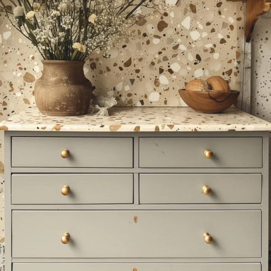 600x600 Granito Pellestrina Beige Venetian Terrazzo Honed Tiles