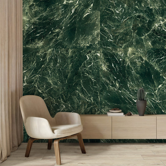 75x300 Imperiale Verde Alpi Marble Look Matt Tiles