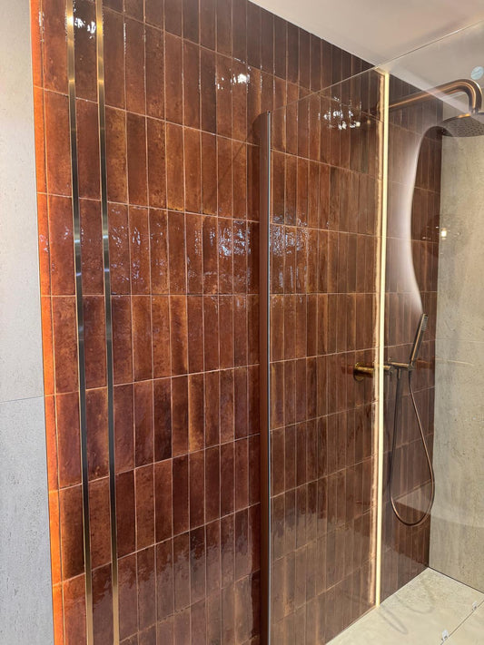 60x240 Lume Caramel Lux (Gloss) Tiles by Marazzi
