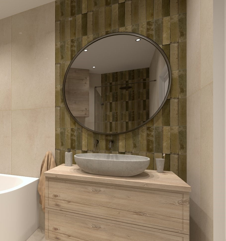60x240 Lume Musk Lux (Gloss) Tiles by Marazzi