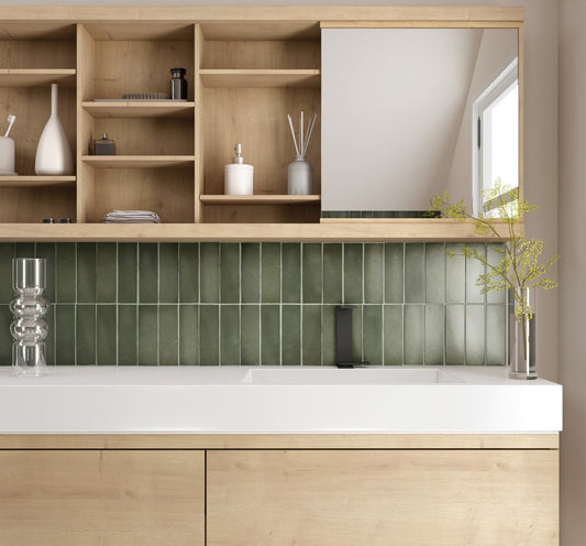 65x200 Lava Arba Green Matt Tiles