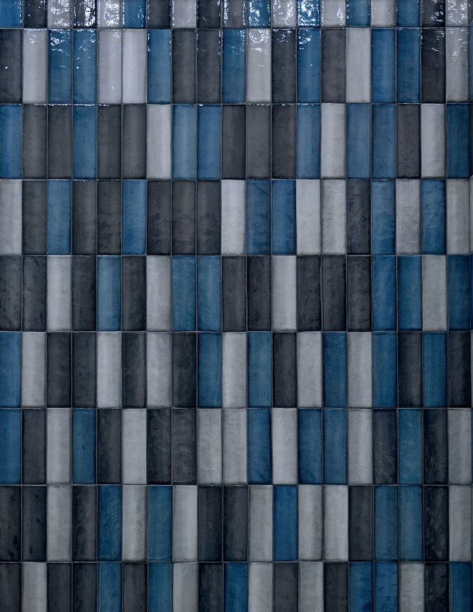 65x200 Luce Oltremare Blue Gloss Tiles