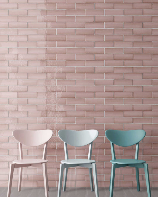 65x200 Luce Rose Gloss Tiles