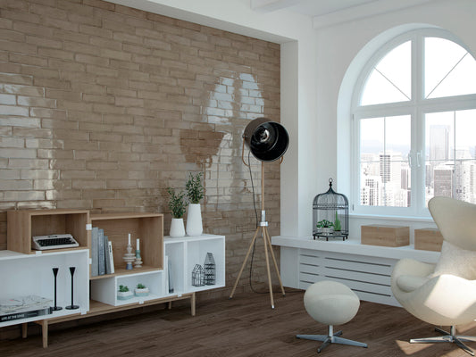 75x300 Mosta Moka Gloss Tiles