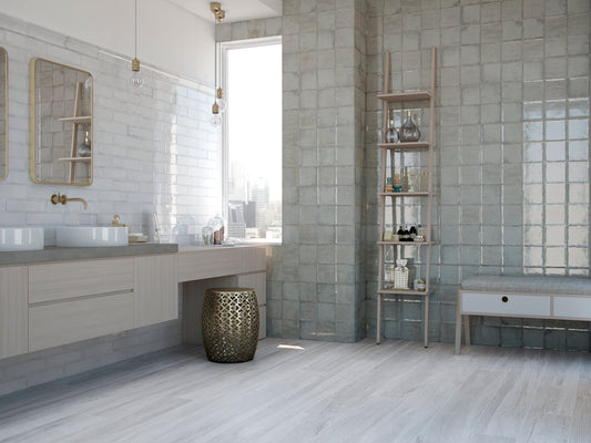 75x300 Mosta White Gloss Tiles