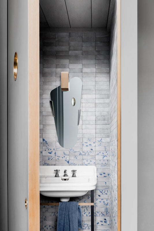 75x200 Rice Grigio Lux (Gloss) Tiles by Marazzi