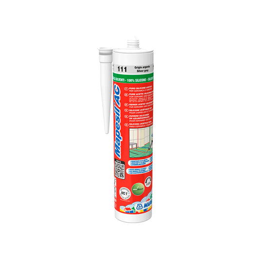 310ML Mapei Mapesil Silicone AC 111 Silver Grey