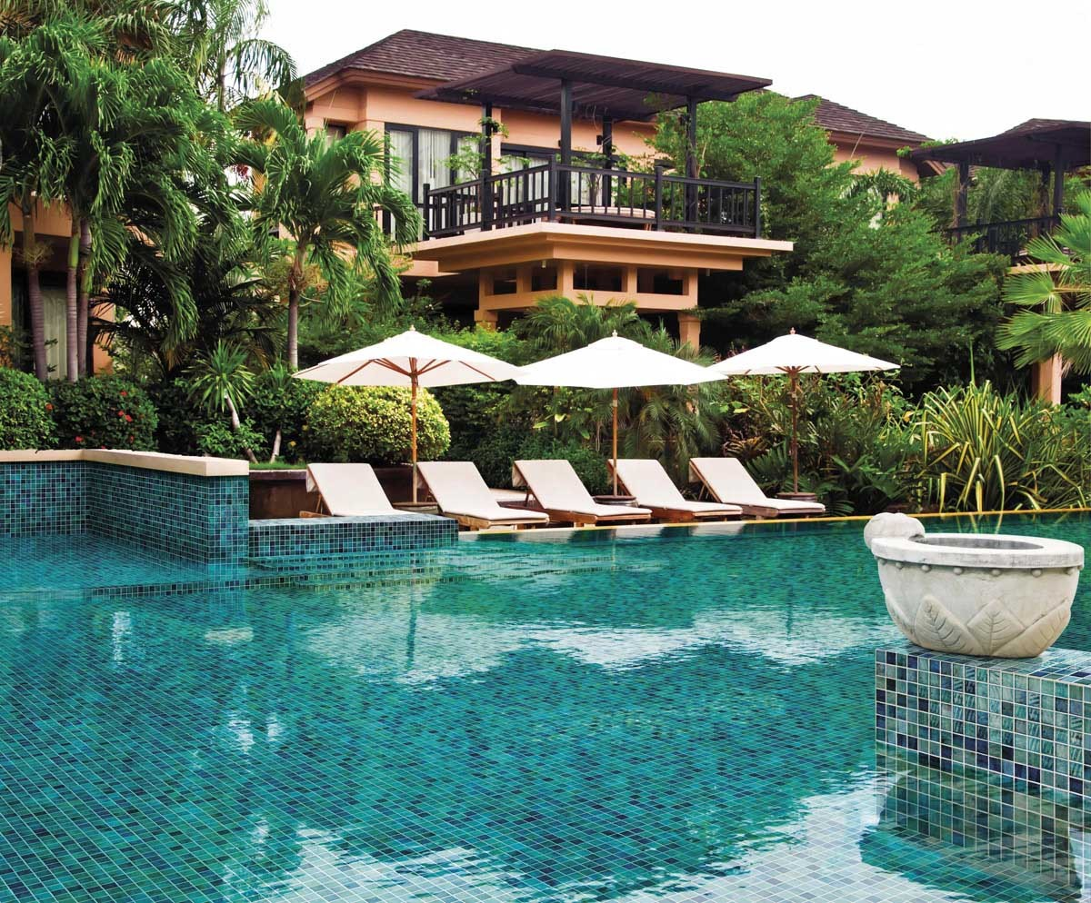 50x50 Aqua Lume Penta Forest Blue Shiny Tiles