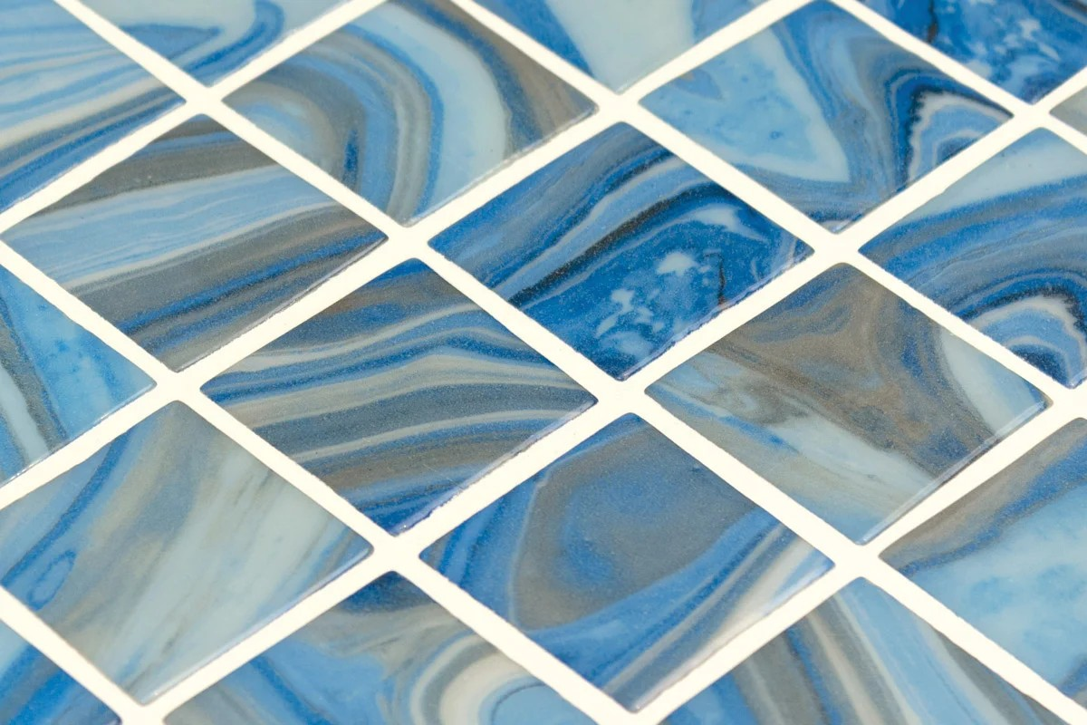 50x50 Aqua Lume Penta Tourmaline Shiny Tiles