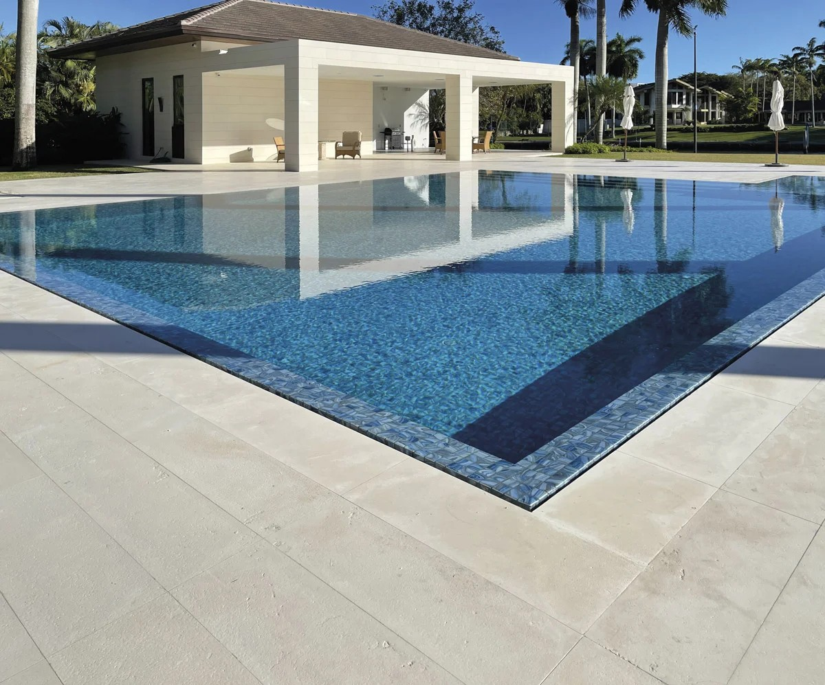 50x50 Aqua Lume Penta Tourmaline Shiny Tiles