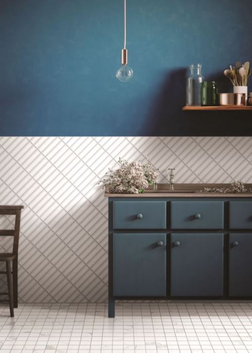 32.5x145 Veneto White Bamboo Matt Mosaic Tiles