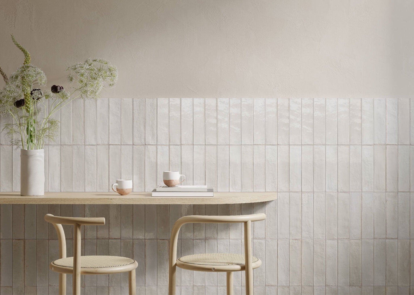 60x246 Barretta Bianco Gloss Tiles