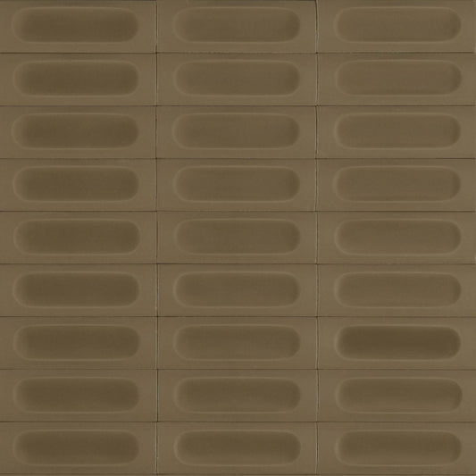 50x150 Confetto Kaki Struttura Savoiardo 3D Semi-Matt Tiles by Marazzi