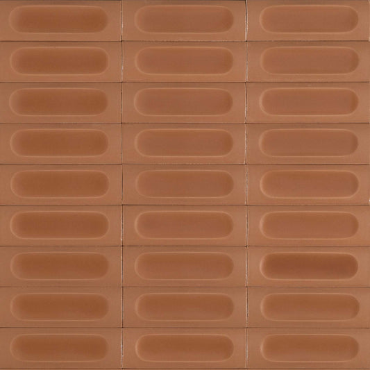 50x150 Confetto Mattone Struttura Savoiardo 3D Semi-Matt Tiles by Marazzi