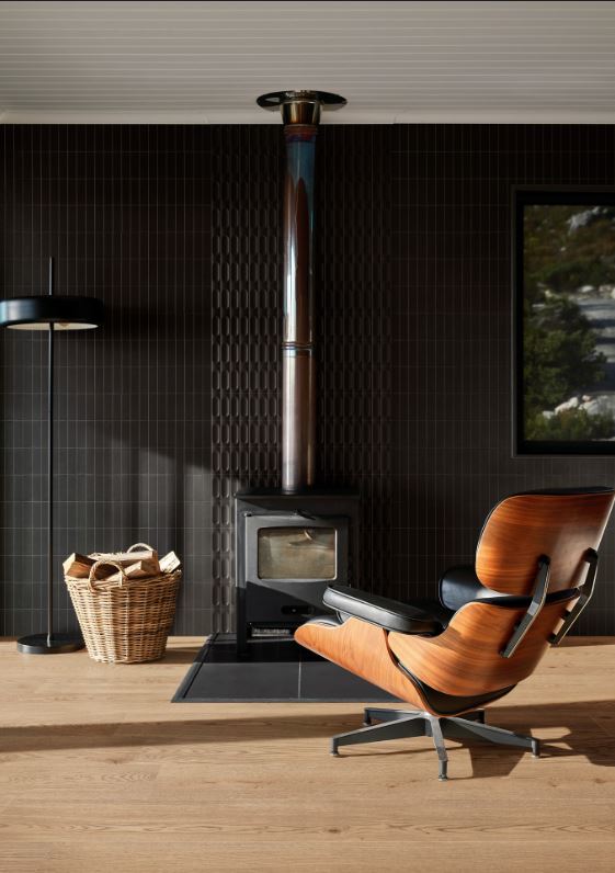 50x150 Confetto Nero Semi-Matt Tiles by Marazzi