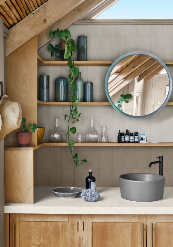 100x100 Confetto Corda Semi-Matt Tiles by Marazzi