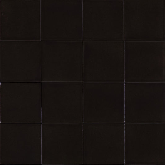 100x100 Confetto Nero Semi-Matt Tiles by Marazzi