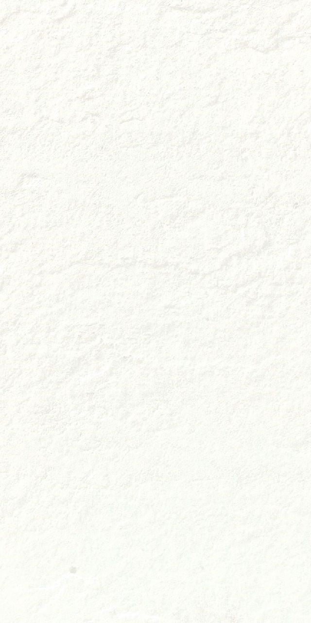 Solid white color swatch. Modern bathroom and living with 300x600 Costa Rock Face Stone Look Bacchus tile walls and floors. Melbourne, Geelong, Shepparton, Ballarat, Bendigo, Mornington, Bellarine, Peninsula, Lara, Melton, Sunbury, Warrnambool tiles. Victoria and Nationwide Delivery. Australia.