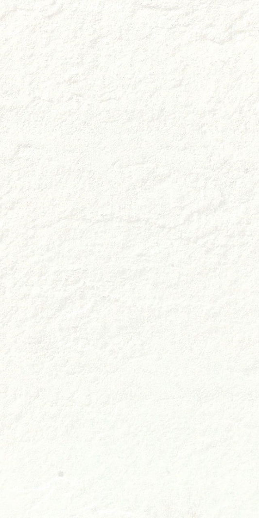 Solid white color swatch. Modern bathroom and living with 300x600 Costa Rock Face Stone Look Bacchus tile walls and floors. Melbourne, Geelong, Shepparton, Ballarat, Bendigo, Mornington, Bellarine, Peninsula, Lara, Melton, Sunbury, Warrnambool tiles. Victoria and Nationwide Delivery. Australia.