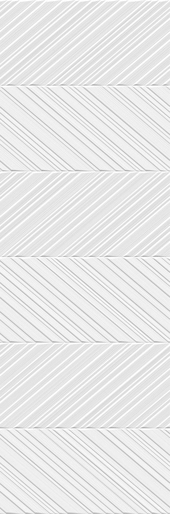 300x900 Everest White Chevron Look Textured Matt Tiles