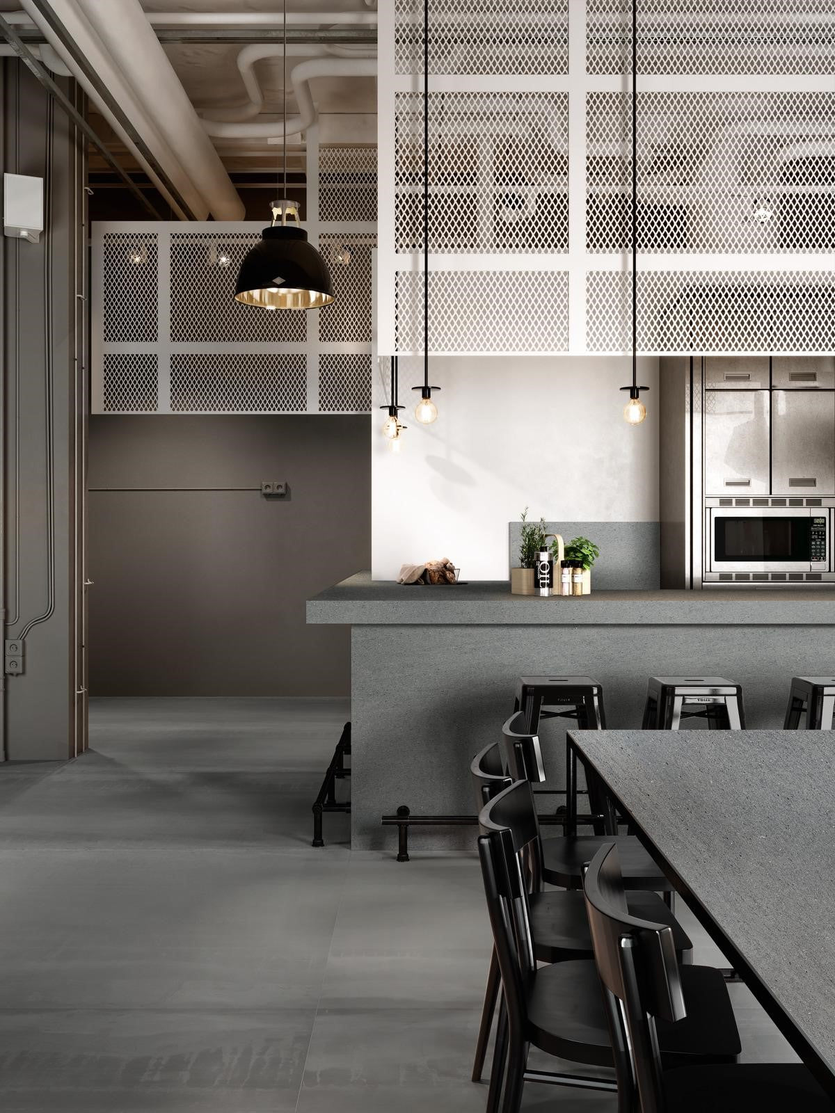 1620x3240x12 Grande Porcelain Slab Stone Look Basaltina Natural Matt by Marazzi