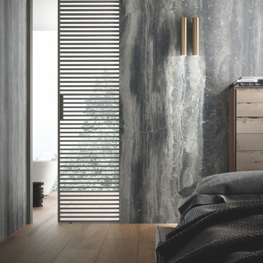 1200x2400x6 Grande Porcelain Slab Marble Look Brera Grey Natural Matt by Marazzi