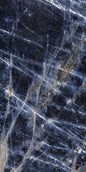 1600x3200x6 Grande Porcelain Slab Marble Look Sodalite Blue Lux (Gloss) "Bookmatch B" by Marazzi