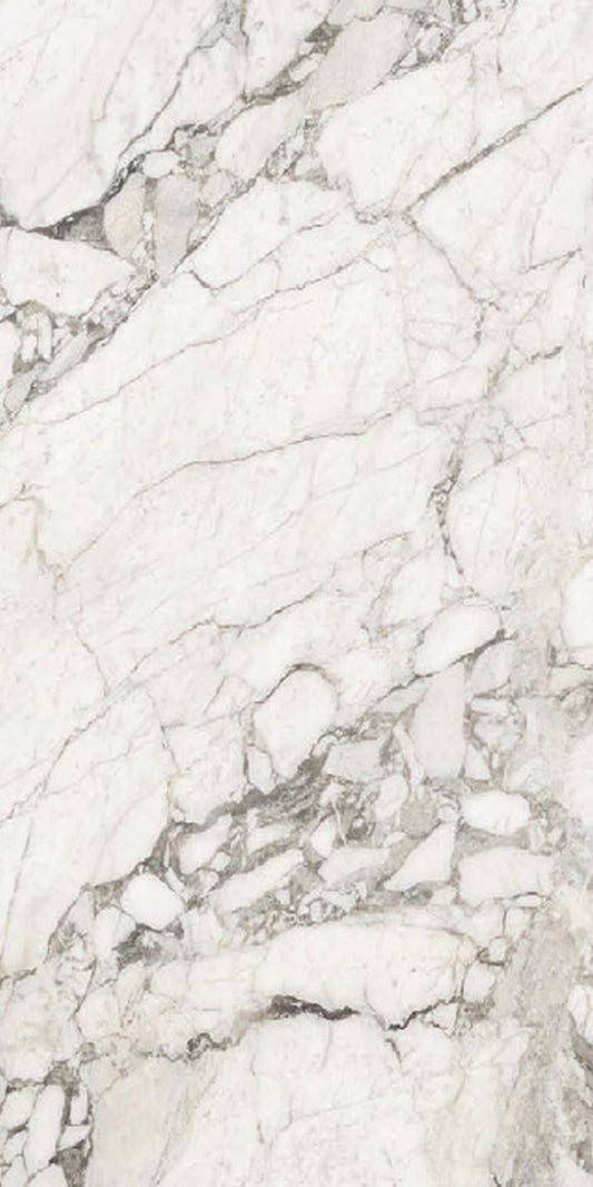 1200x2400x6 Grande Porcelain Slab Marble Look Calacatta Extra Natural Matt by Marazzi