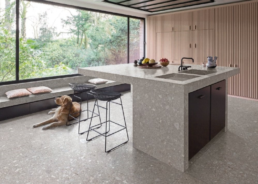 1200x2400x6 Grande Porcelain Slab Stone Look Ceppo Di Grey Natural Matt by Marazzi