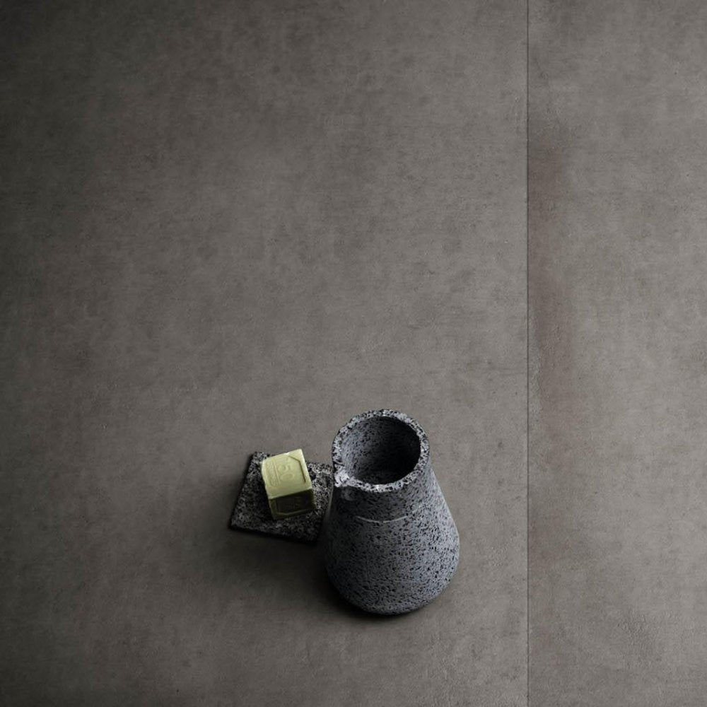 1620x3240x12 Grande Porcelain Slab Concrete Look Graphite Natural Matt by Marazzi
