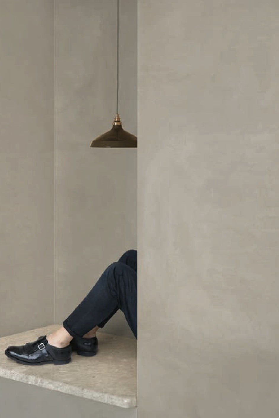 1620x3240x12 Grande Porcelain Slab Concrete Look Smoke Natural Matt by Marazzi