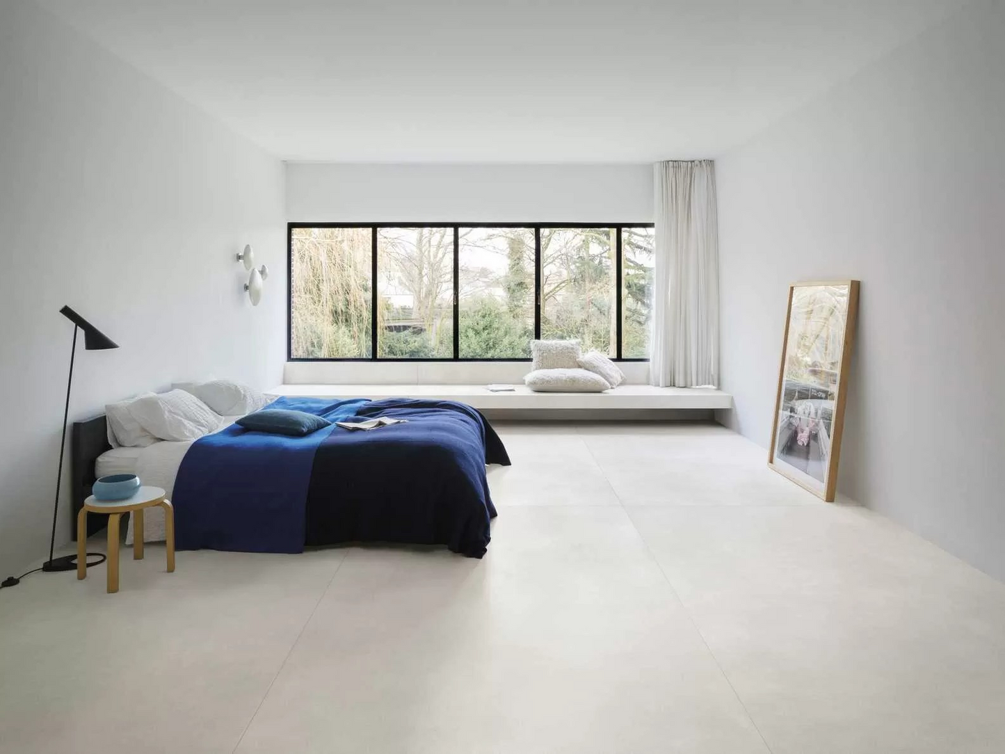 1620x3240x12 Grande Porcelain Slab Concrete Look Smoke Natural Matt by Marazzi