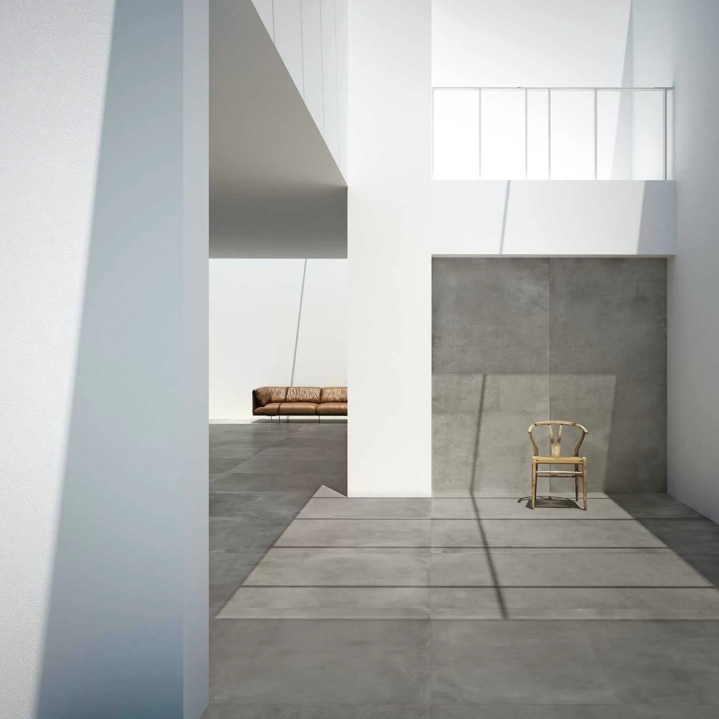 1620x3240x12 Grande Porcelain Slab Concrete Look Smoke Natural Matt by Marazzi
