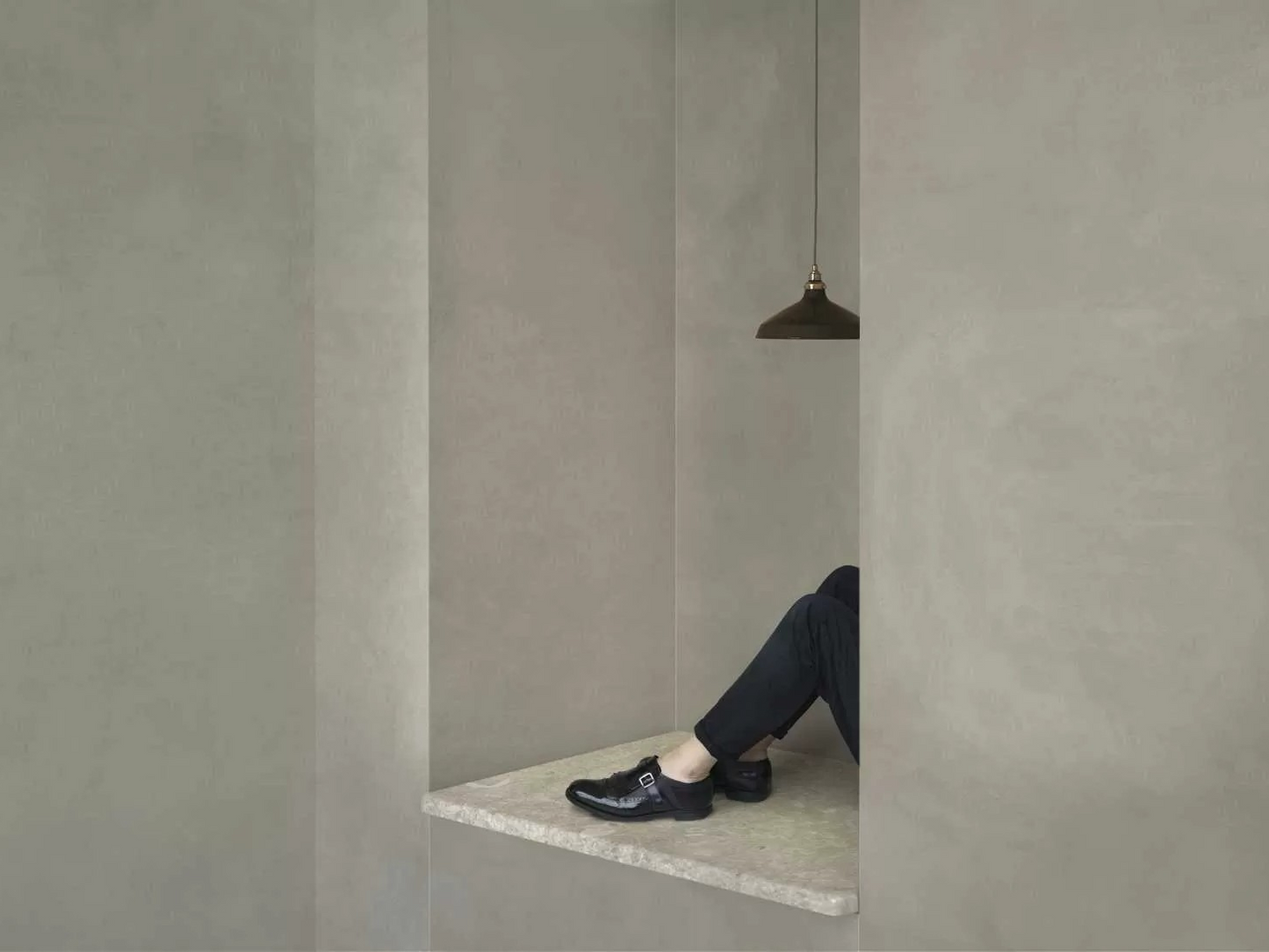 1620x3240x12 Grande Porcelain Slab Concrete Look Smoke Natural Matt by Marazzi