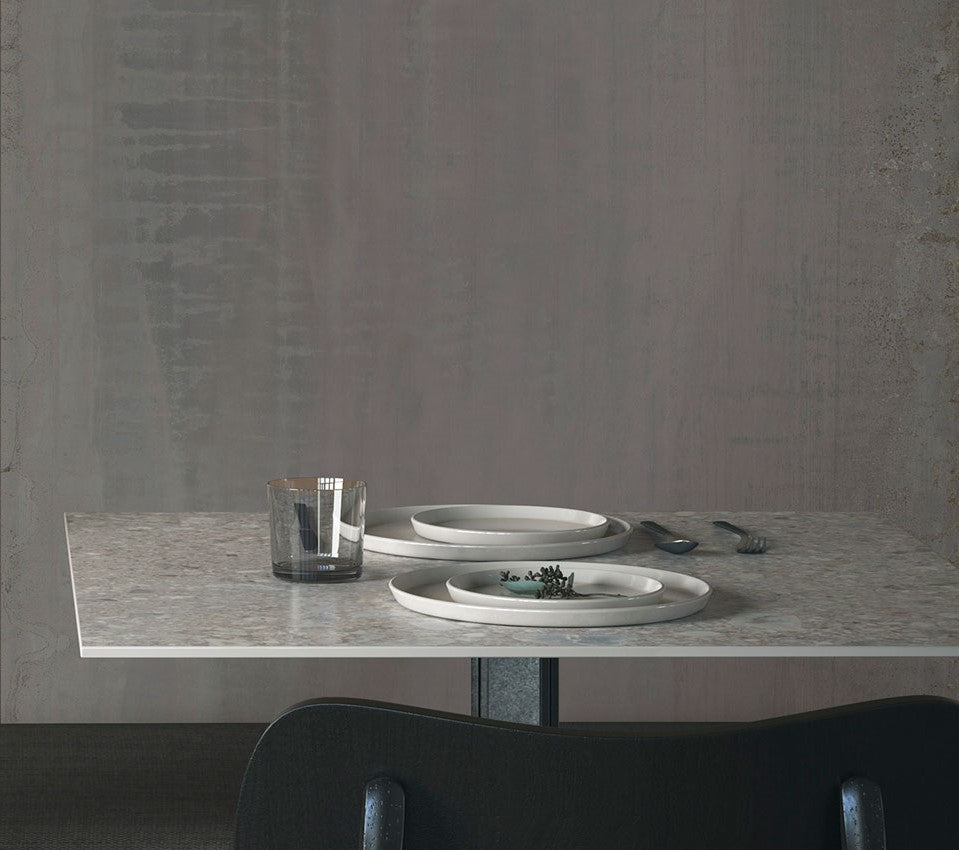 1200x2400x6 Grande Porcelain Slab Metal Look Iron Light Natural Matt by Marazzi