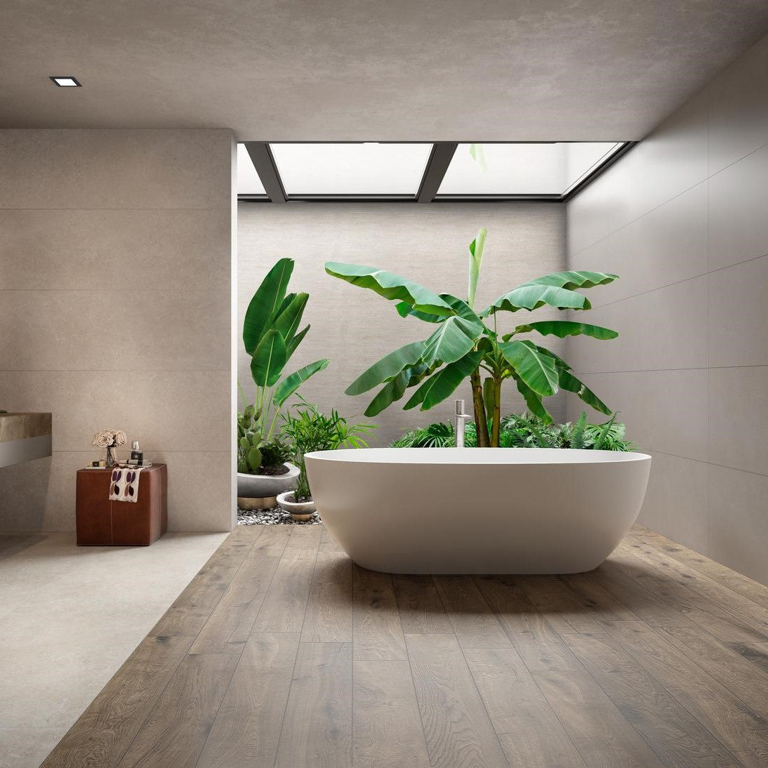 1620x3240x12 Grande Porcelain Slab Stone Look Limestone Sand Satin by Marazzi