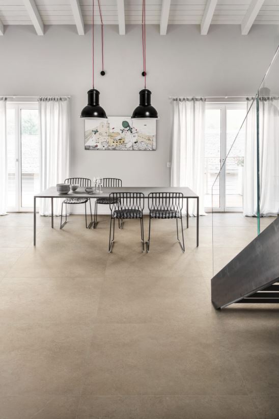 1620x3240x12 Grande Porcelain Slab Stone Look Limestone Sand Satin by Marazzi