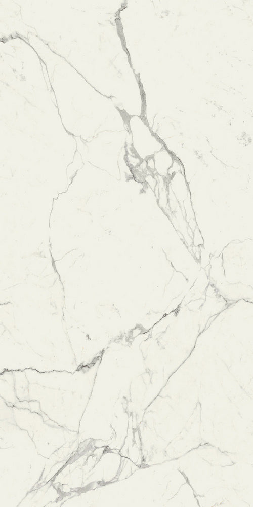 1200x2780x6 Grande Porcelain Slab Marble Look Statuario Natural Matt by Marazzi