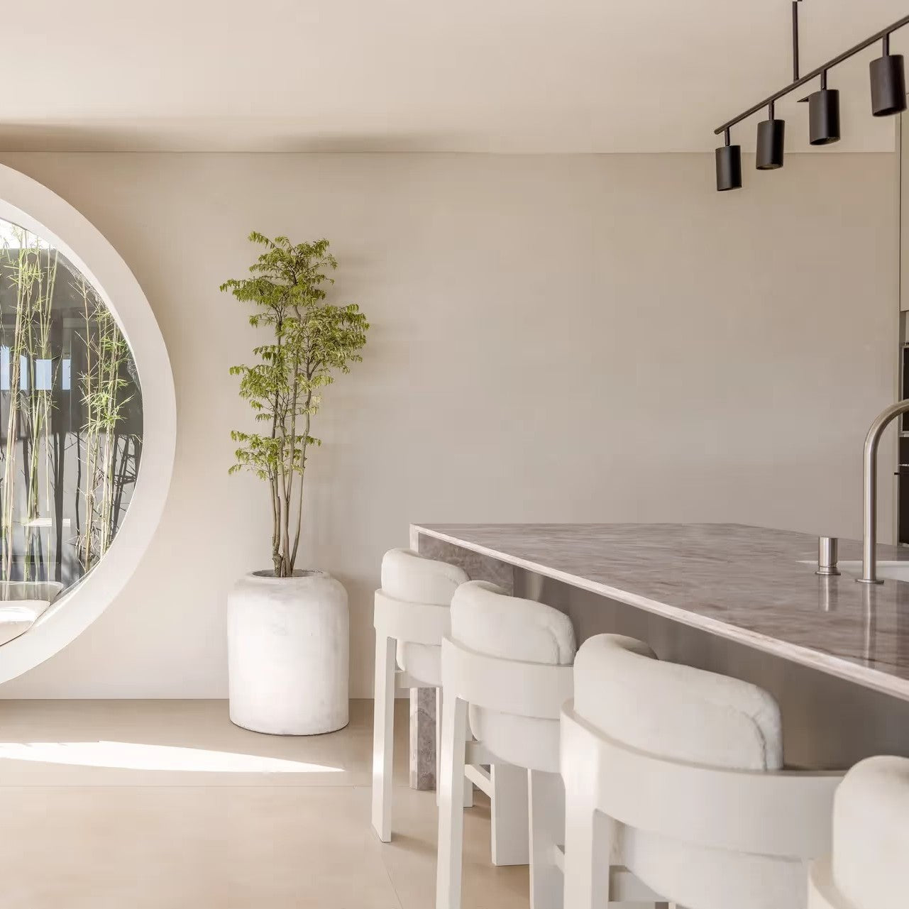 1620x3240x12 Grande Porcelain Slab Marble Look Taj Mahal Satin by Marazzi