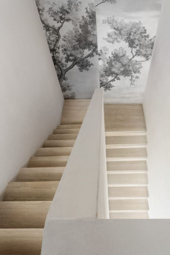 1620x3240x12 Grande Porcelain Slab Travertine Look Classico Puro Satin by Marazzi